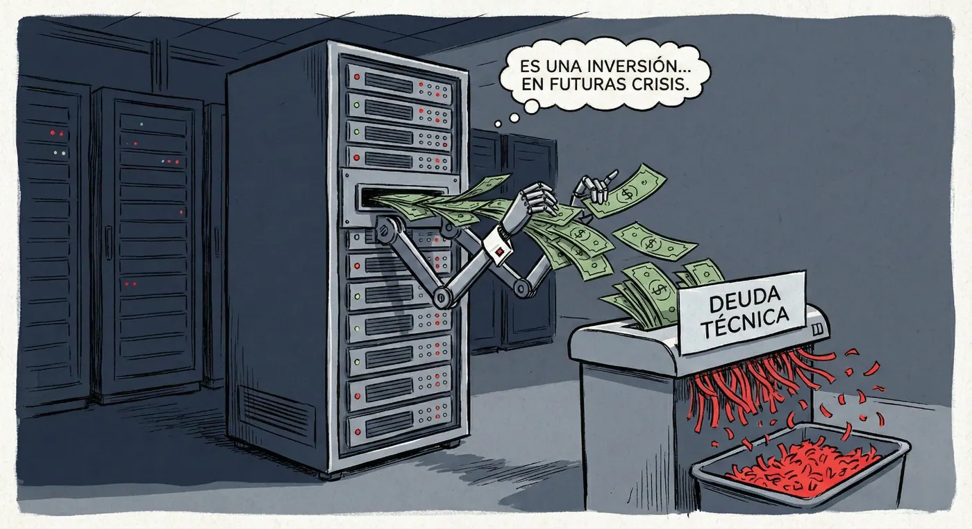 Deuda Técnica: El "Impuesto Silencioso" que baja tu caja mes a mes