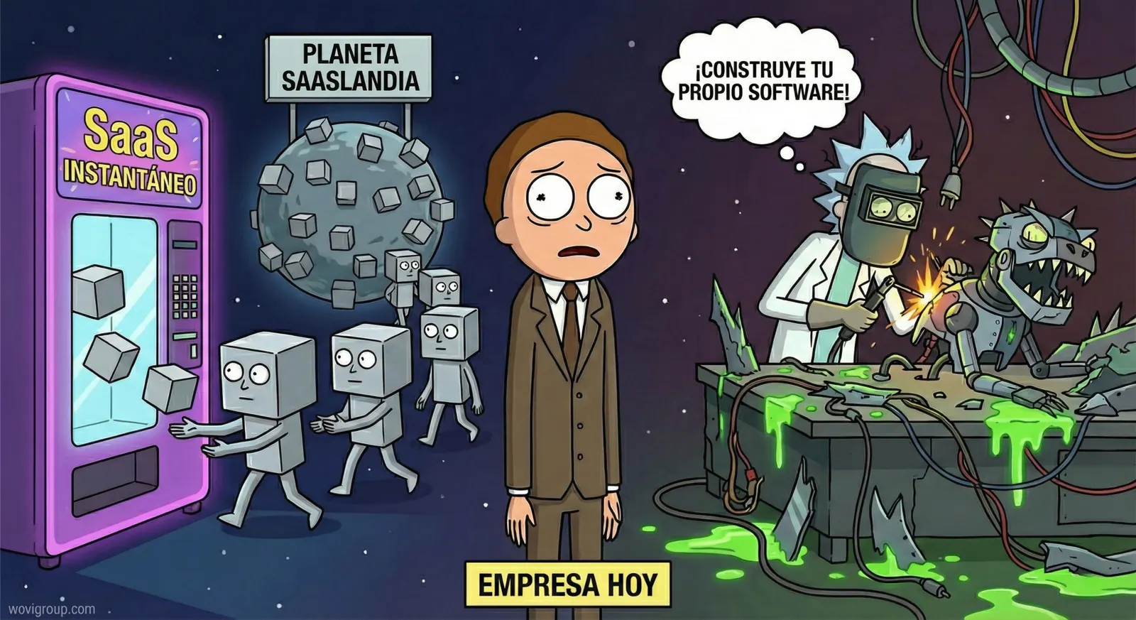 Build vs. Buy: ¿Cuándo desarrollar software propio y cuándo contratar un SaaS?